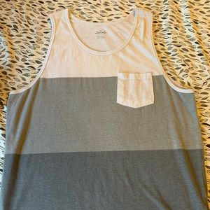 Lg blue crown tank top